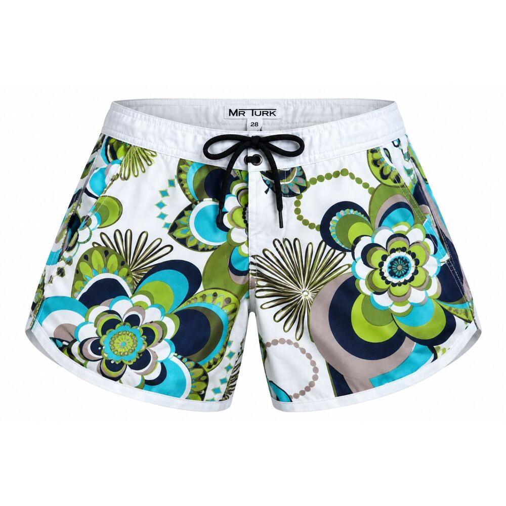 Mr Turk by Trina Turk Men's Floral Print Swim Board Shorts